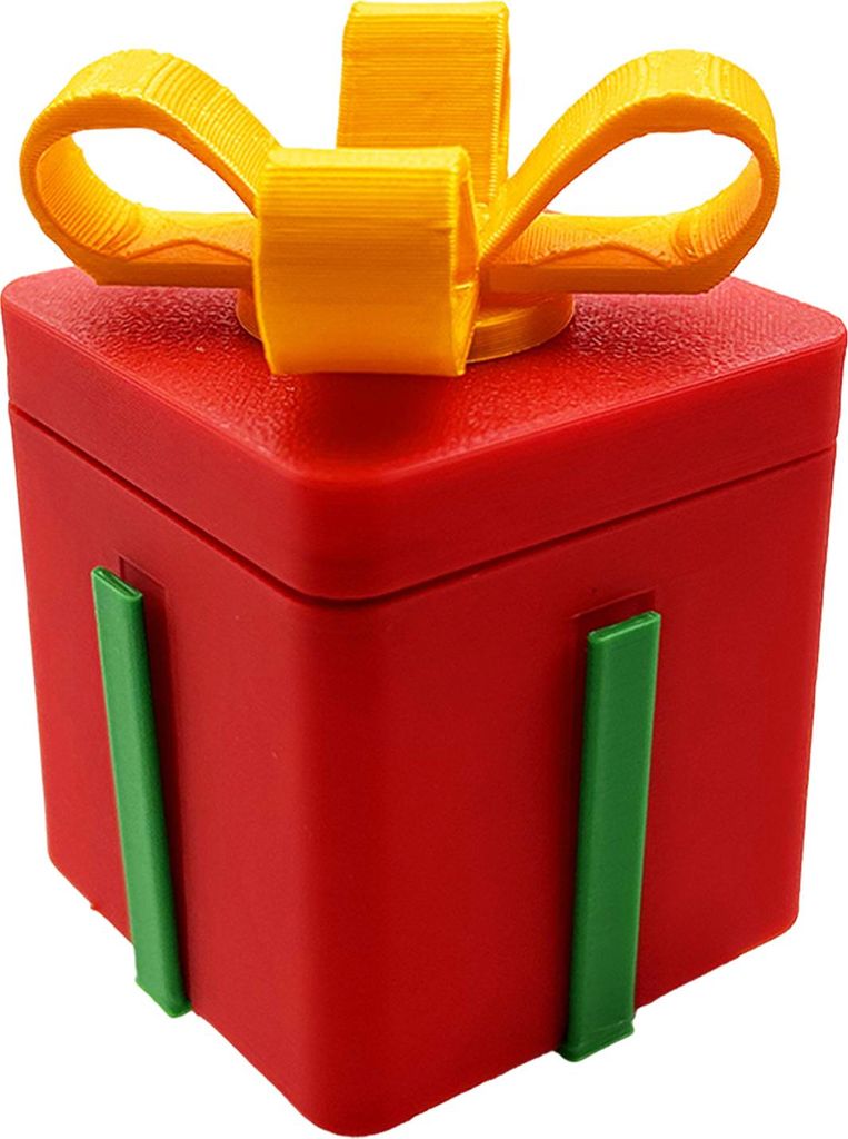 3D-gedruckte Pop-Up-Weihnachtsbox – Scherzartikel mit Überraschungsbaum – Festliche TischNachbildungation für die Feiertage
