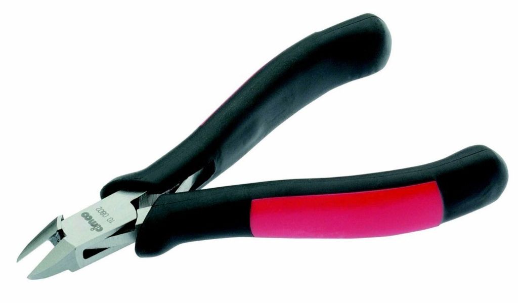 Cimco 10 0802 - Diagonale Zange - Schockresistent - PolyurethanKunststoff - Stahl - Kunststoff - Schwarz - Rot - 120 mm