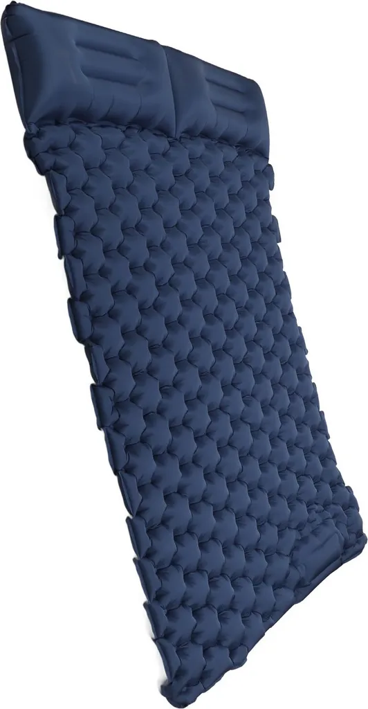 Matelas gonflable camping 2 personnes imperméable avec appui-tête - 4