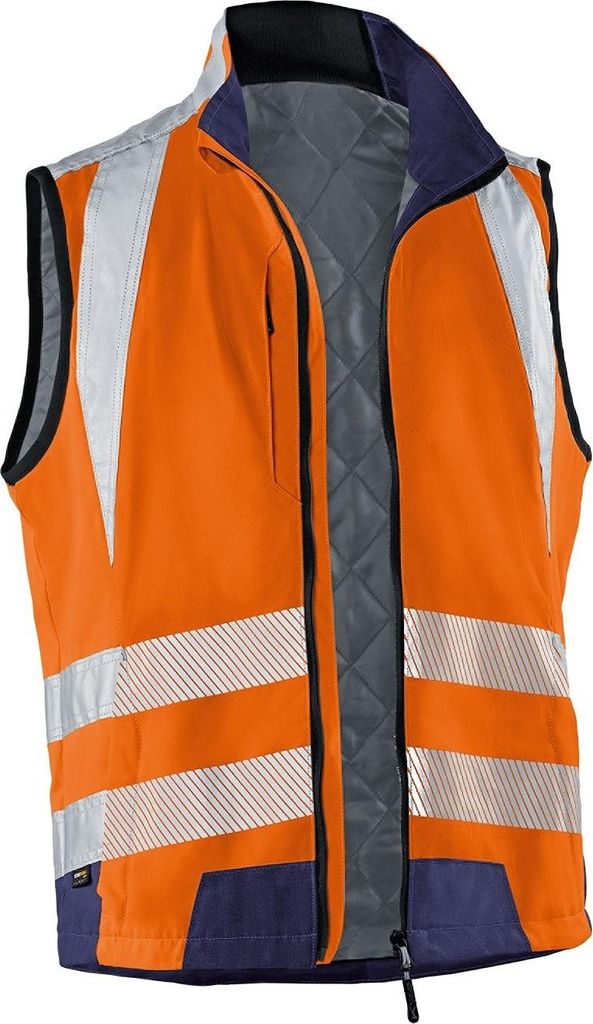 Kübler Reflectiq Weste PSA 2 warnorange/dunkelblau Gr. S