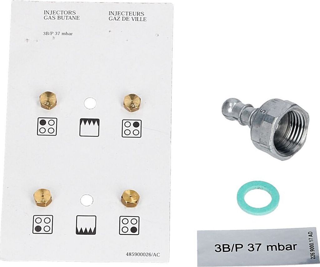 easyPART passend für 4431900096 Beko Düsen G30-37 für Kochstellen in Gasherd 4Stk