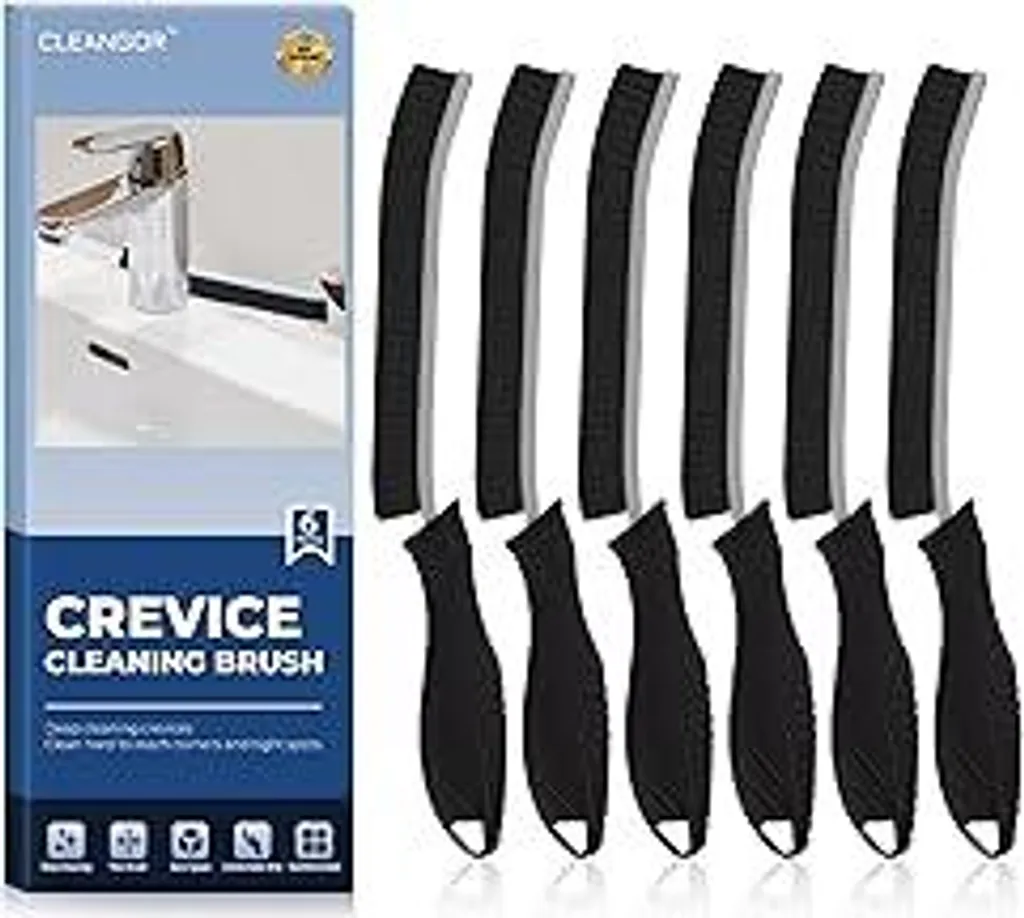 Spazzola per fughe, spazzola per pulizia angoli con setole dure, spazzola per pulizia fughe, spazzola per pulizia fessure, spazzola per pulizia angoli Per bagno, doccia, cucina, WC, lavandino, piastrelle