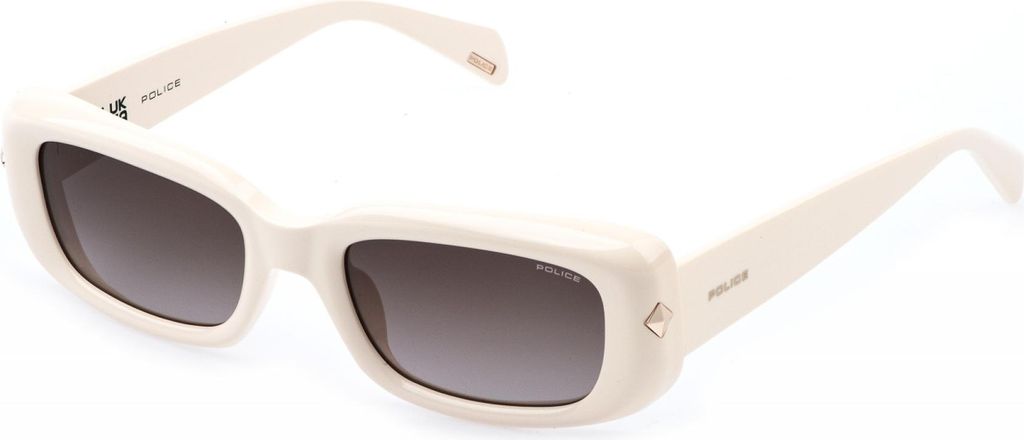 Police SPLR94 Beige lucido 53/20/140 Damen Sonnenbrillen