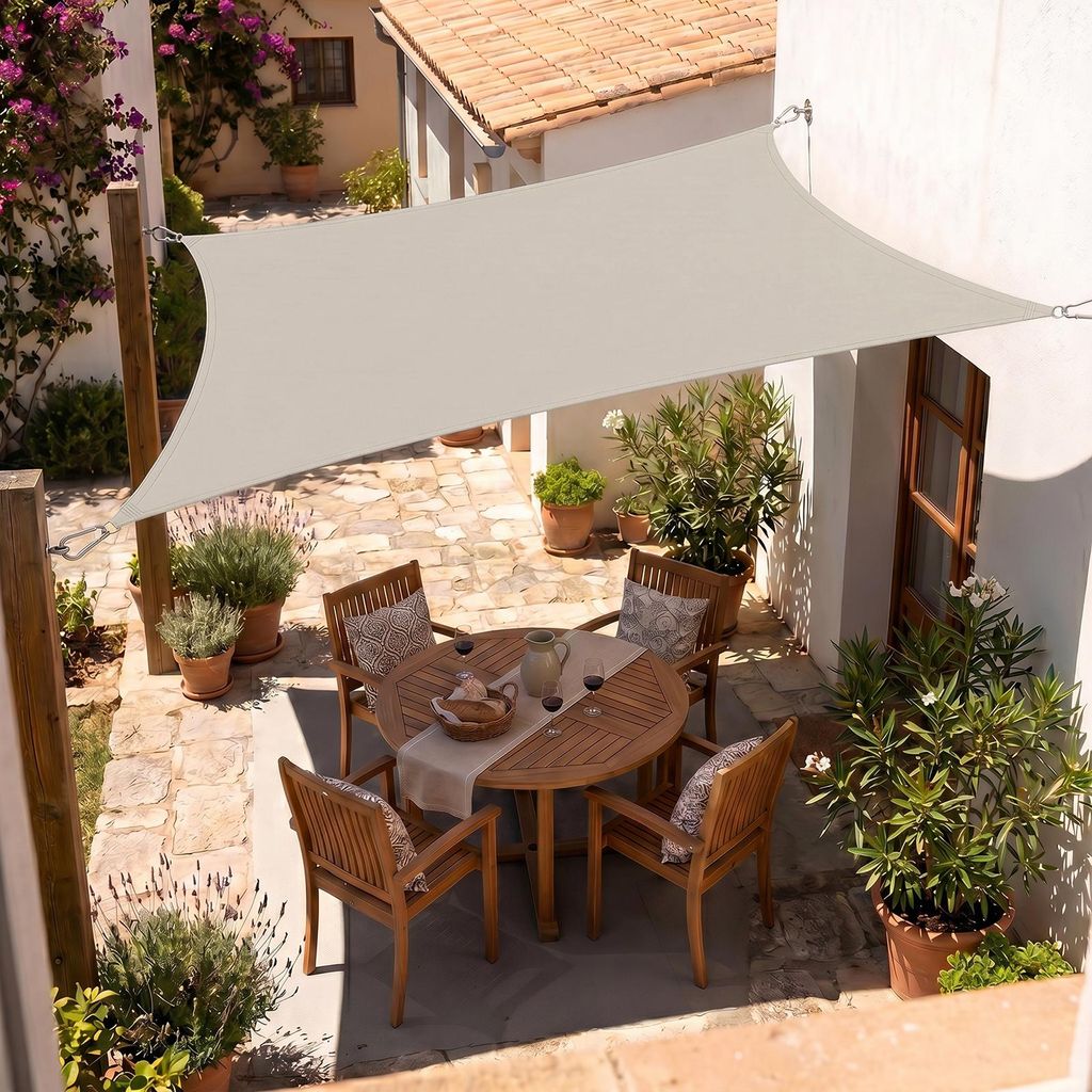 Sonnensegel Balkon 160g/m² Polyester UV Schutz Sonnenschutz Produktbild 