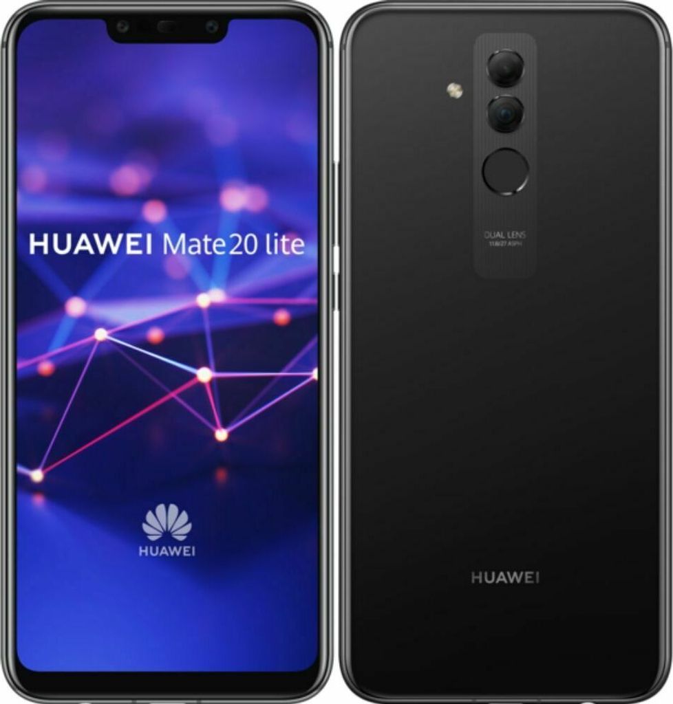 Huawei Mate 20 Lite 64GB LTE Smartphone Black Produktbild 