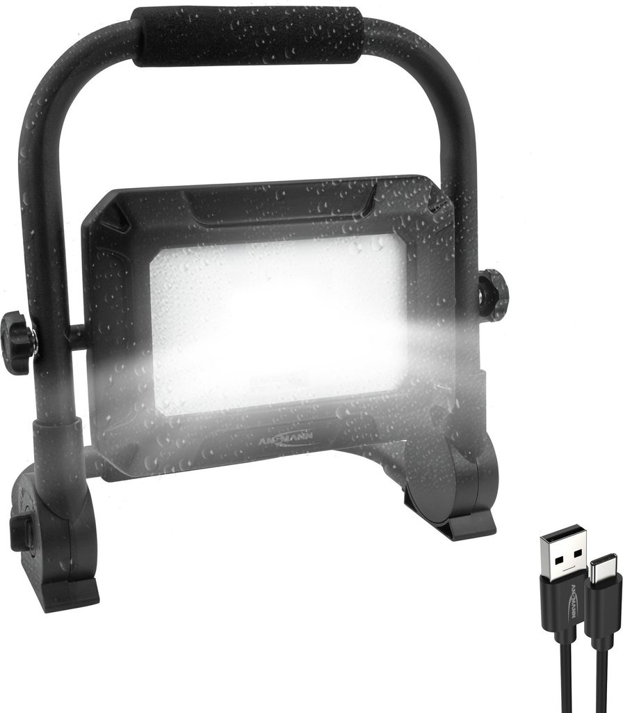 ANSMANN LED Strahler, robust, Spritzwasserschutz, sehr Produktbild 