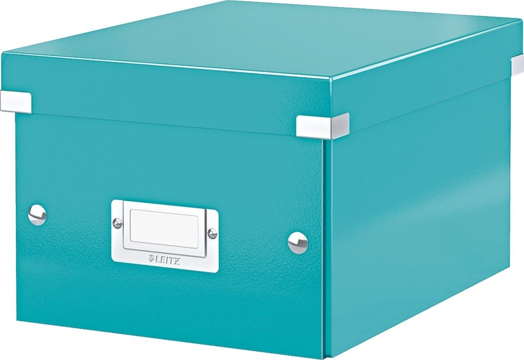 Ablagebox Click & Store A5 eisblau Packung mit 6 Stück