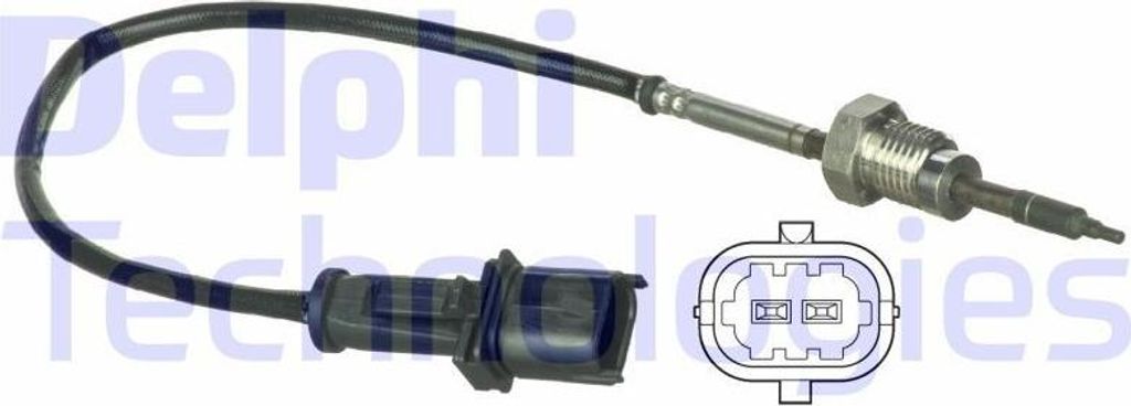 DELPHI TS30022 Abgastemperatursensor für OPEL ZAFIRA B (A05) 220mm