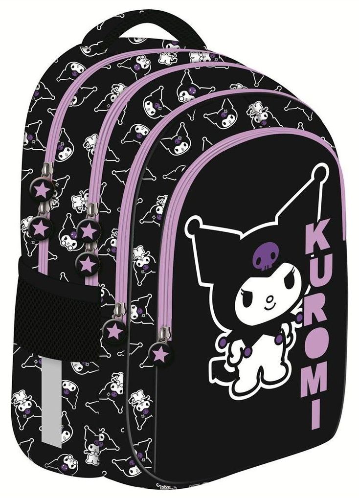 Plecak 4 komorowy Kuromi black Produktbild 