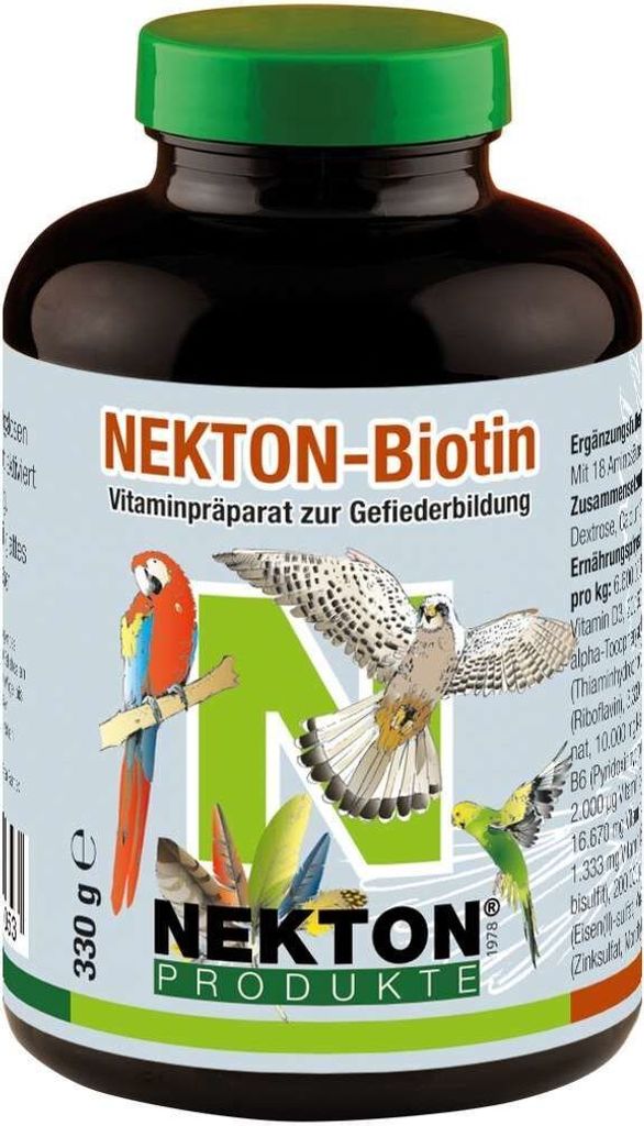 Nekton-Biotin Multivitaminico per Uccelli 330G Immagine del prodotto 