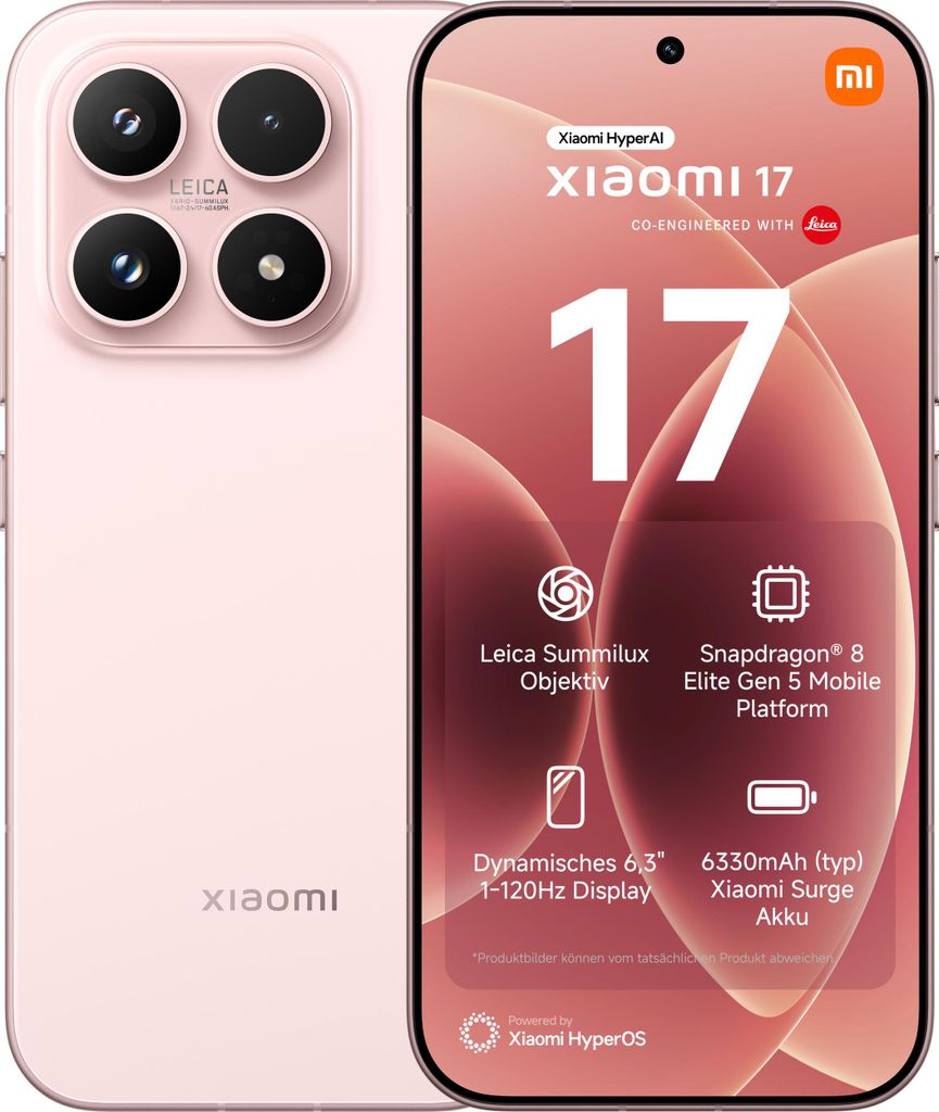 Xiaomi 17 Colour_Name_191 12 Gigabyte 512 Gigabyte Produktbild 