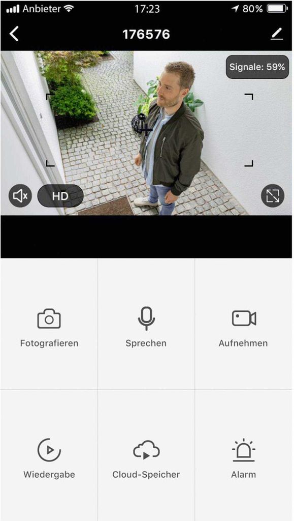 Hama Überwachungskamera außen WLAN, weiß Produktbild 11