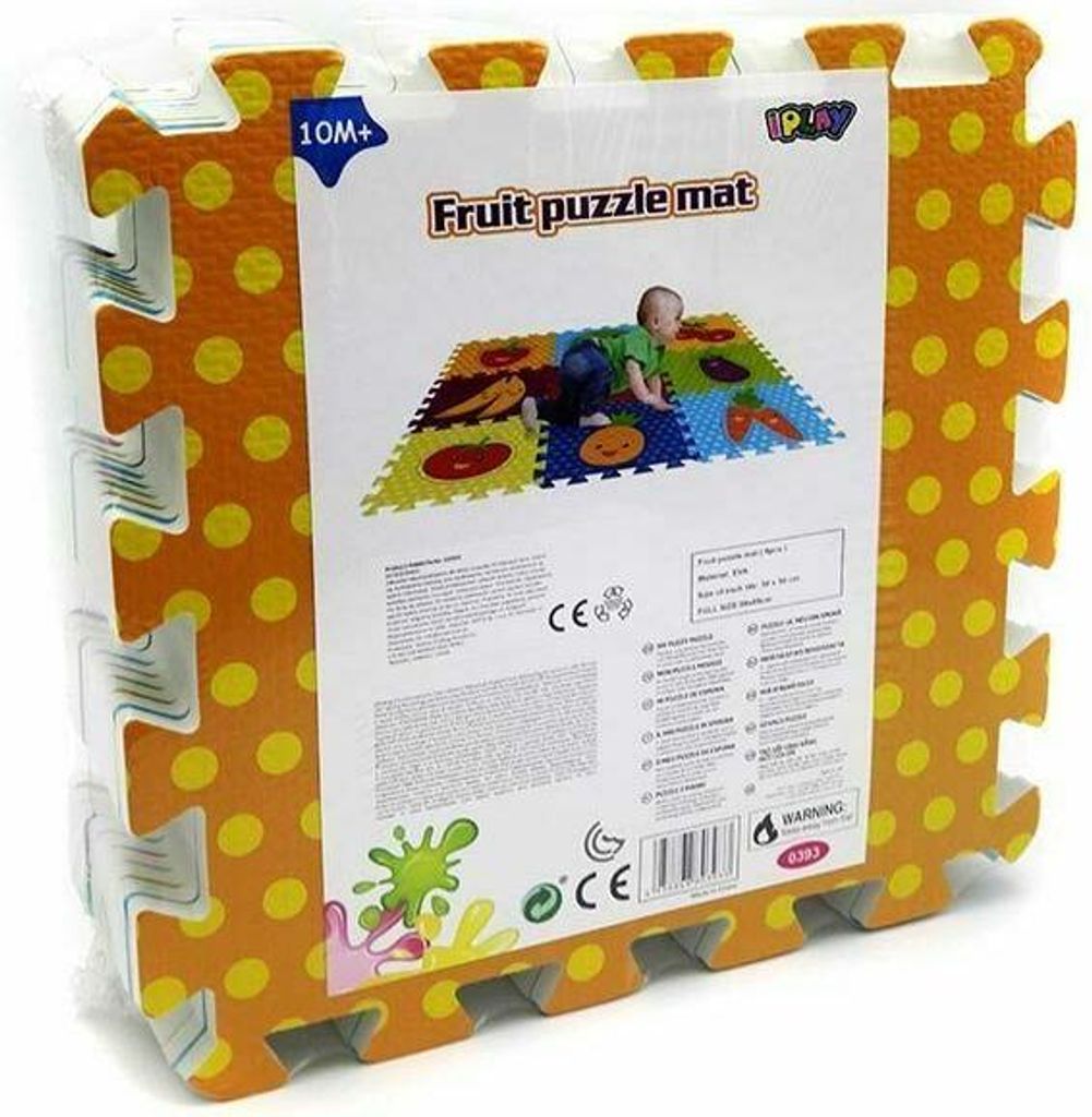 Veselé penové puzzle - Ovocná zábava pre malých Obrázok produktu 