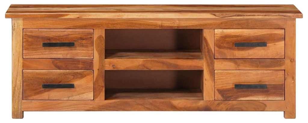vidaXL TV-Schrank 110x30x40 cm Massivholz