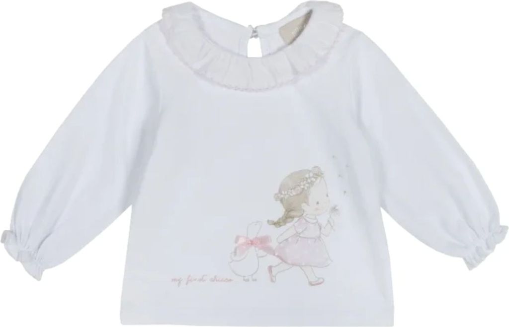 Chicco Kinderbluse aus Baumwolle mit langen Ärmeln 80