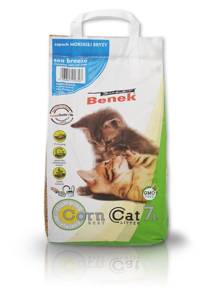 Super Benek Corn Cat Sea Breeze 7L Kaufland.sk
