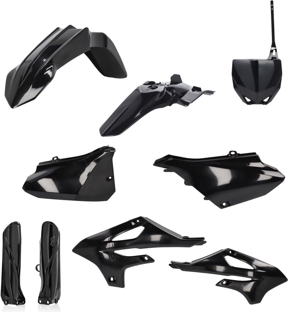 ACERBIS 9-teiliges Verkleidungskit Schwarz für YAMAHA YZ 85