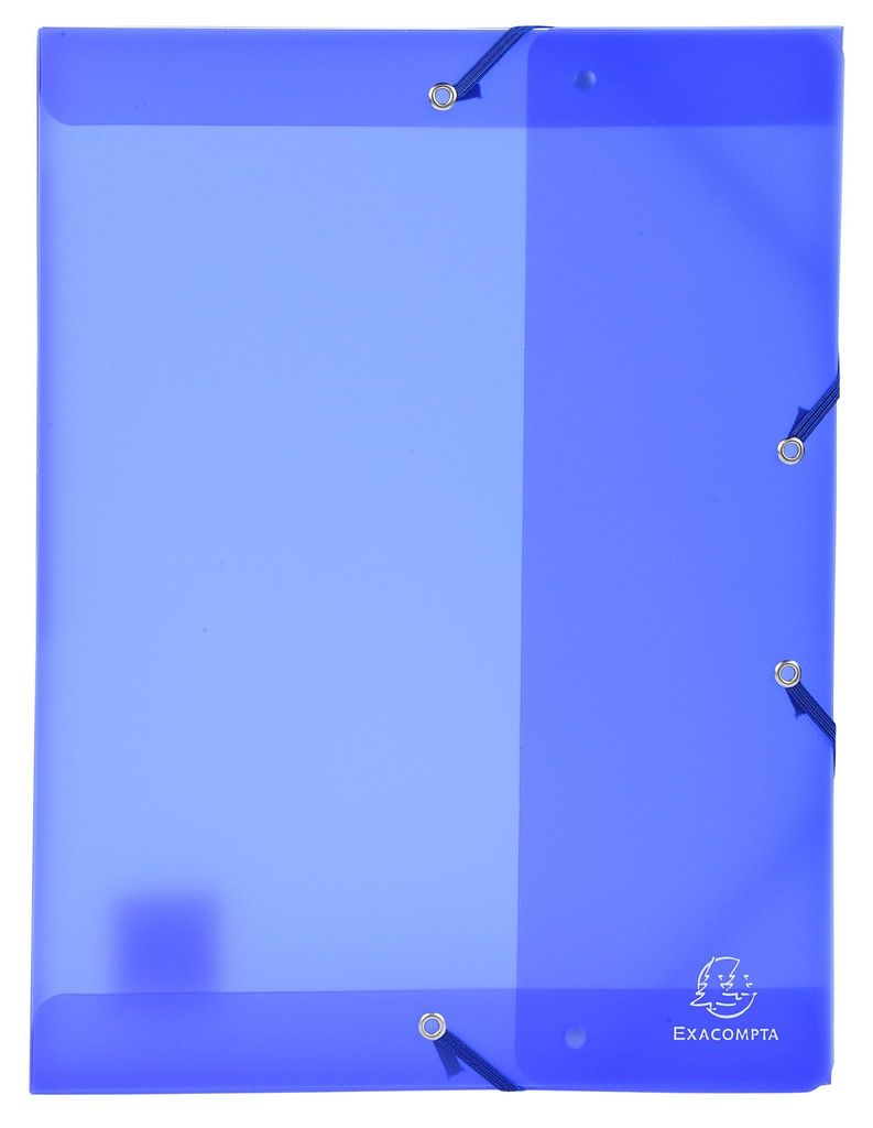Exacompta Archivbox A4 Polypropylen Rückenbreite 25mm Chromaline Blau