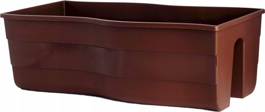 Wave 60 Geländer-Blumentopf | Braun Produktbild 
