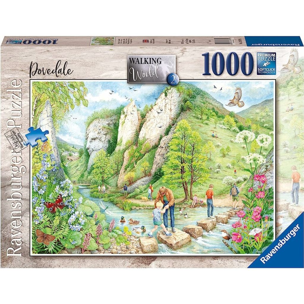 RAVENSBURGER Puzzle Spaziergänge Nr.2: Dovedale 1000 Teile