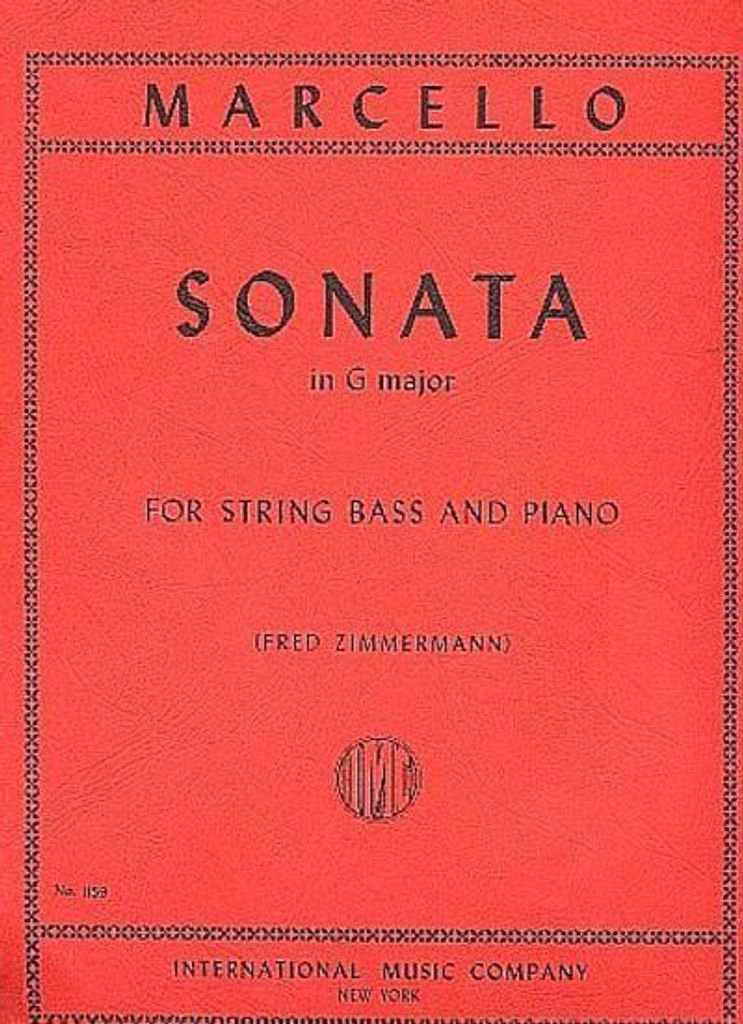 Sonata G majorfor double bass and piano