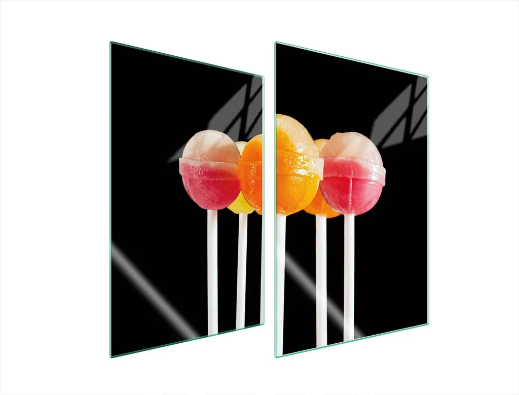 Protezione Piano Cottura 35x52 Vetro Temperato | 2pz Tagliere Pop