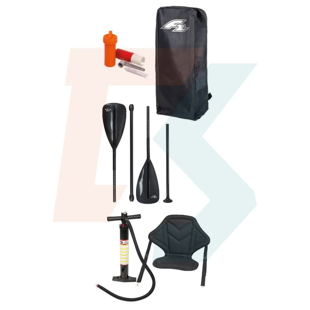 Planche de paddle gonflable rigide F2 Strato Combo avec pack kayak