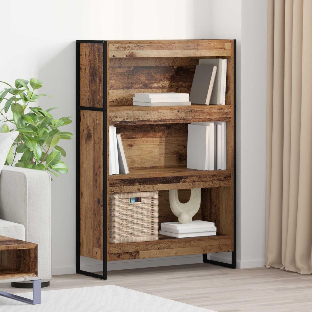 Maison Exclusive - Bücherregal Altholz 80 x 30 x 121 cm Holzwerkstoff