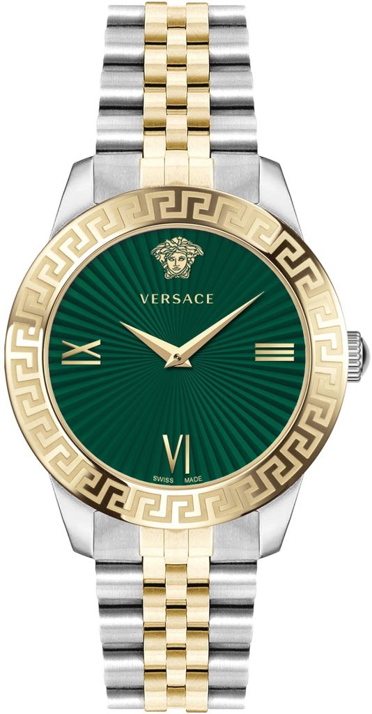 Versace VEVC01021 Greca Signature Lady zielony srebrny Zdjęcie produktu 
