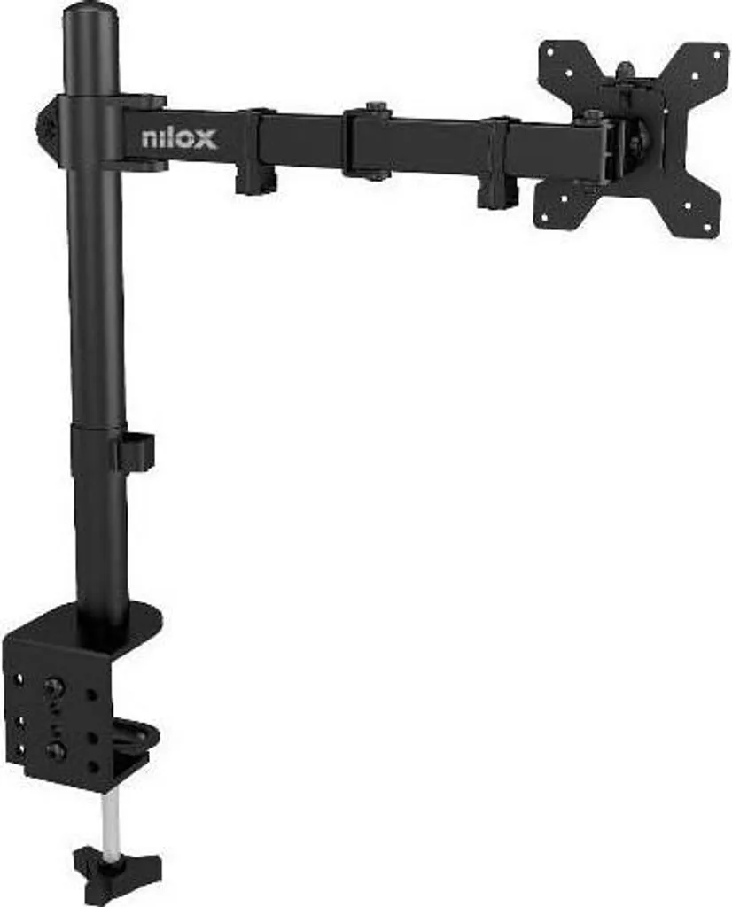 Support écran Nilox 32 robuste : socle ajustable en hauteur et noir - 3