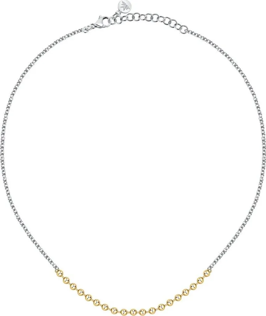 Collier bicolore discret Passioni SAUN30 pour femme en acier élégant
