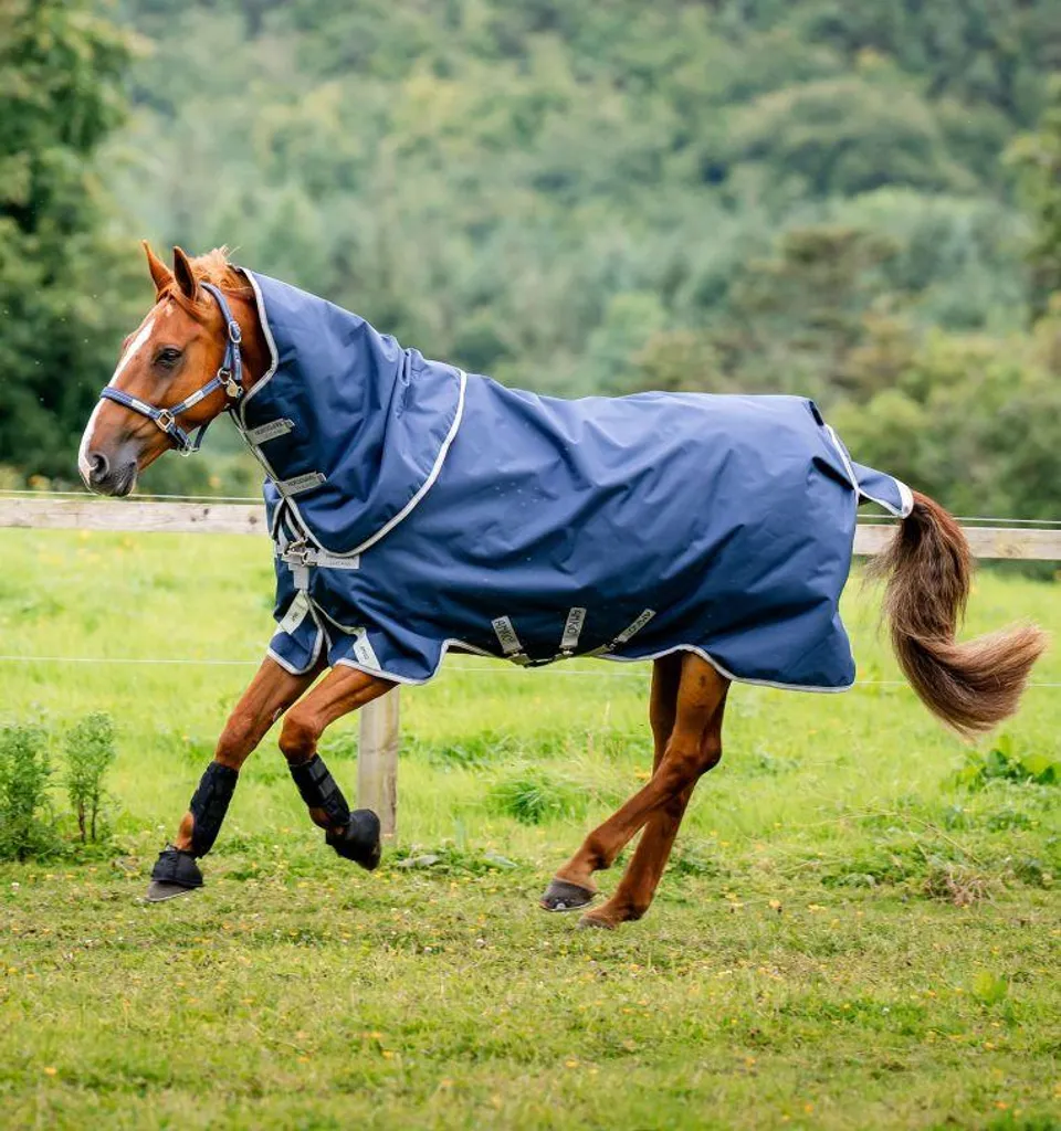 Couverture de paddock Amigo Bravo 12 Plus 100g Horseware Navy 140