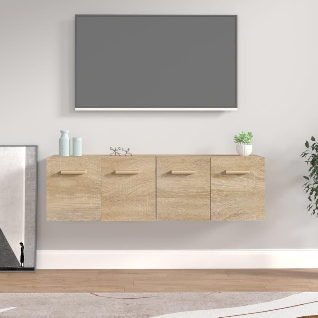 Möbel Wandschränke 2 Stk. Sonoma-Eiche 60x36,5x35 cm Holzwerkstoff - Kommoden 3115630