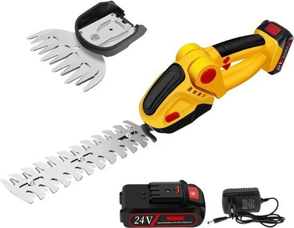 Taille-haie sans fil pour élagage facile et mini tronçonneuse bois