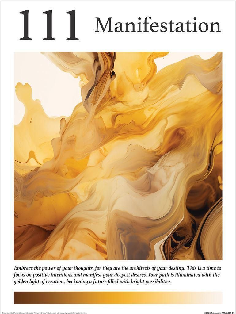 Ada Ingram - bedruckt "Angel 111" PM8707 (40 cm x 30 cm) (Braun/Weiß)