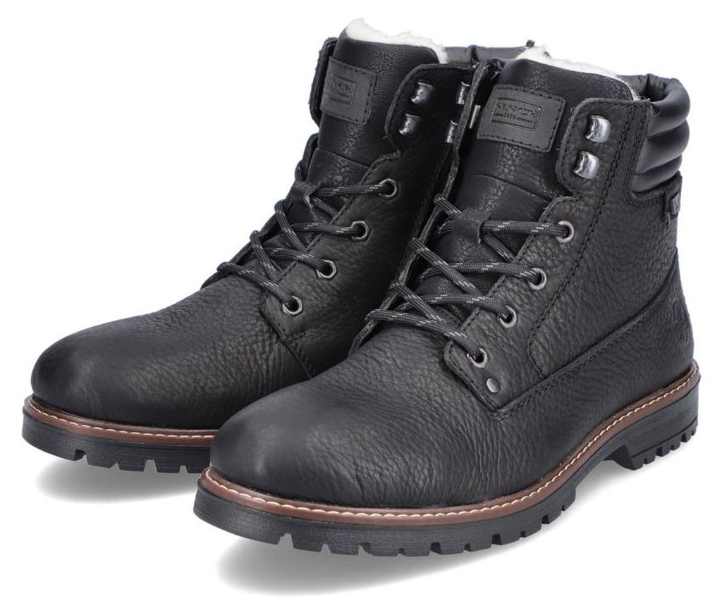 Rieker Herren Echtleder Winterboot RiekerTEX schwarz, Produktbild 