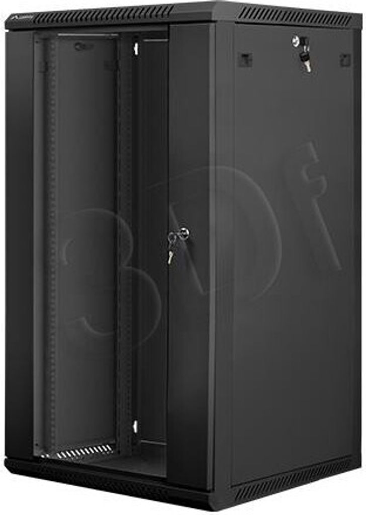 Lanberg szafa wisząca rack 19" 22U/600X600 drzwi szklane Zdjęcie produktu 