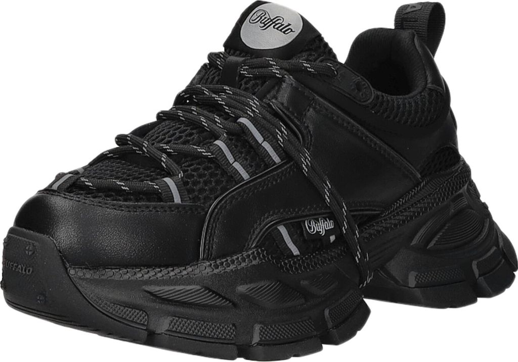 Buffalo Saturn Lace in Schwarz für Damen – 4 UK - 37 EU - 6.5 US / Black