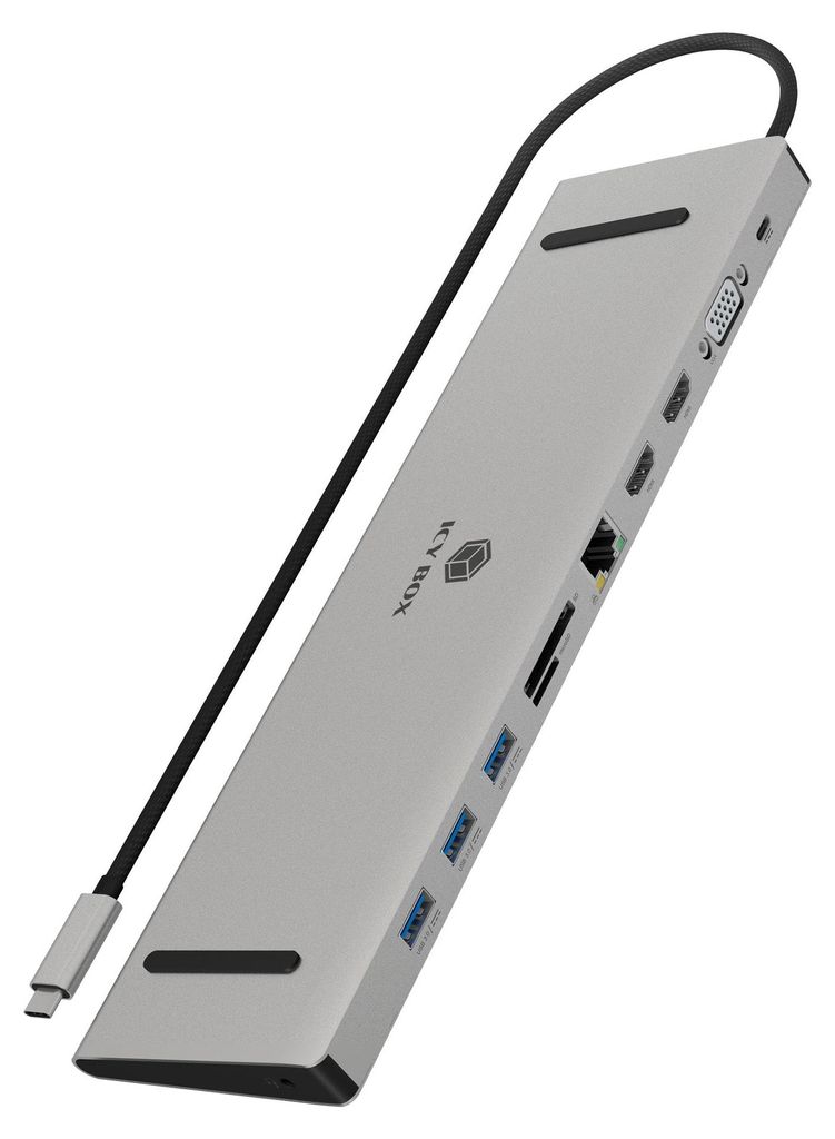 ICY BOX IB-DK2106a-CPD, Kábel, USB 3.2 Gen 1 (3.1 Gen 1) Obrázok produktu 