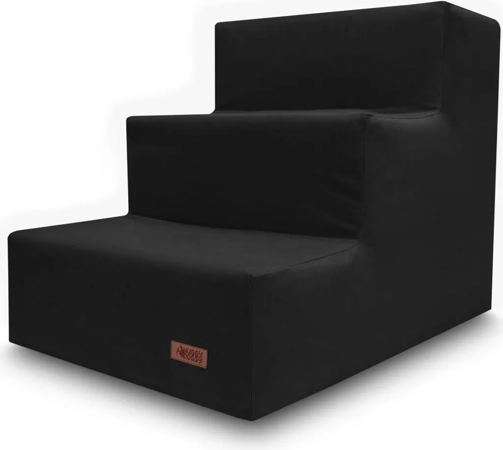 HUGGY DOGGY Climber S Nero: Gradini per Cani per Divano e Letto