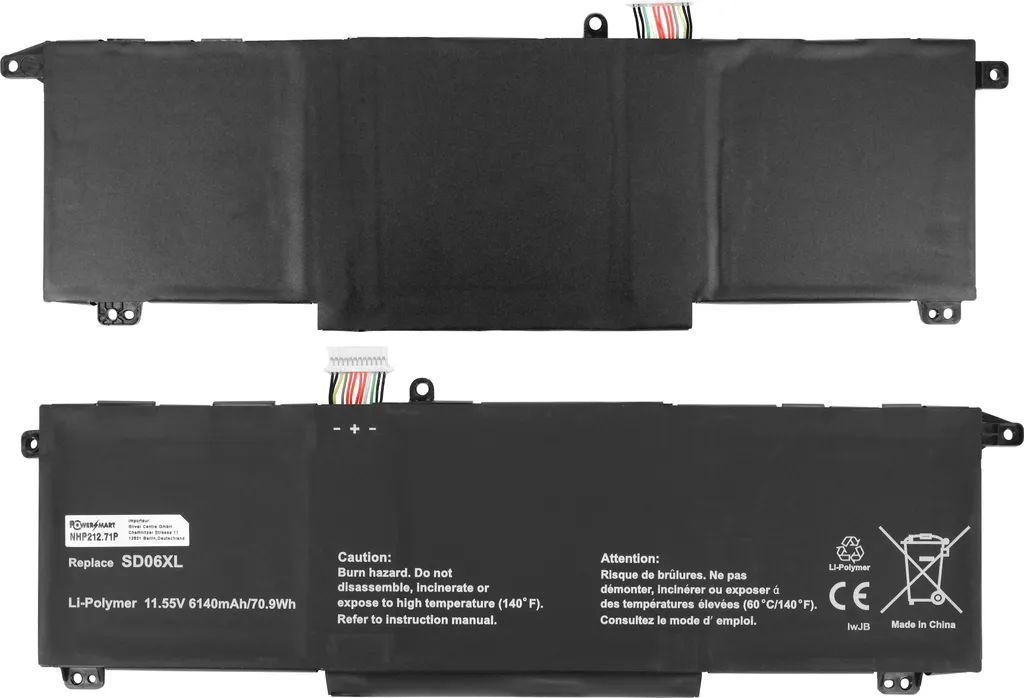 Batteria 6140mAh HP Omen 15-EK0038TX | Stop Lag di Energia Ora - 6