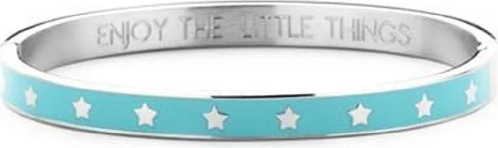 Bracciale Rigido CO88 8CB-90189: Acciaio Inossidabile e Smalto Blu