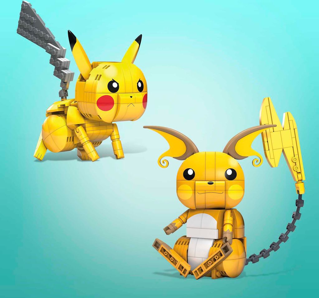 Mega Construx Pokémon Trio (Pichu, Pikachu, Raichu) Produktbild 4