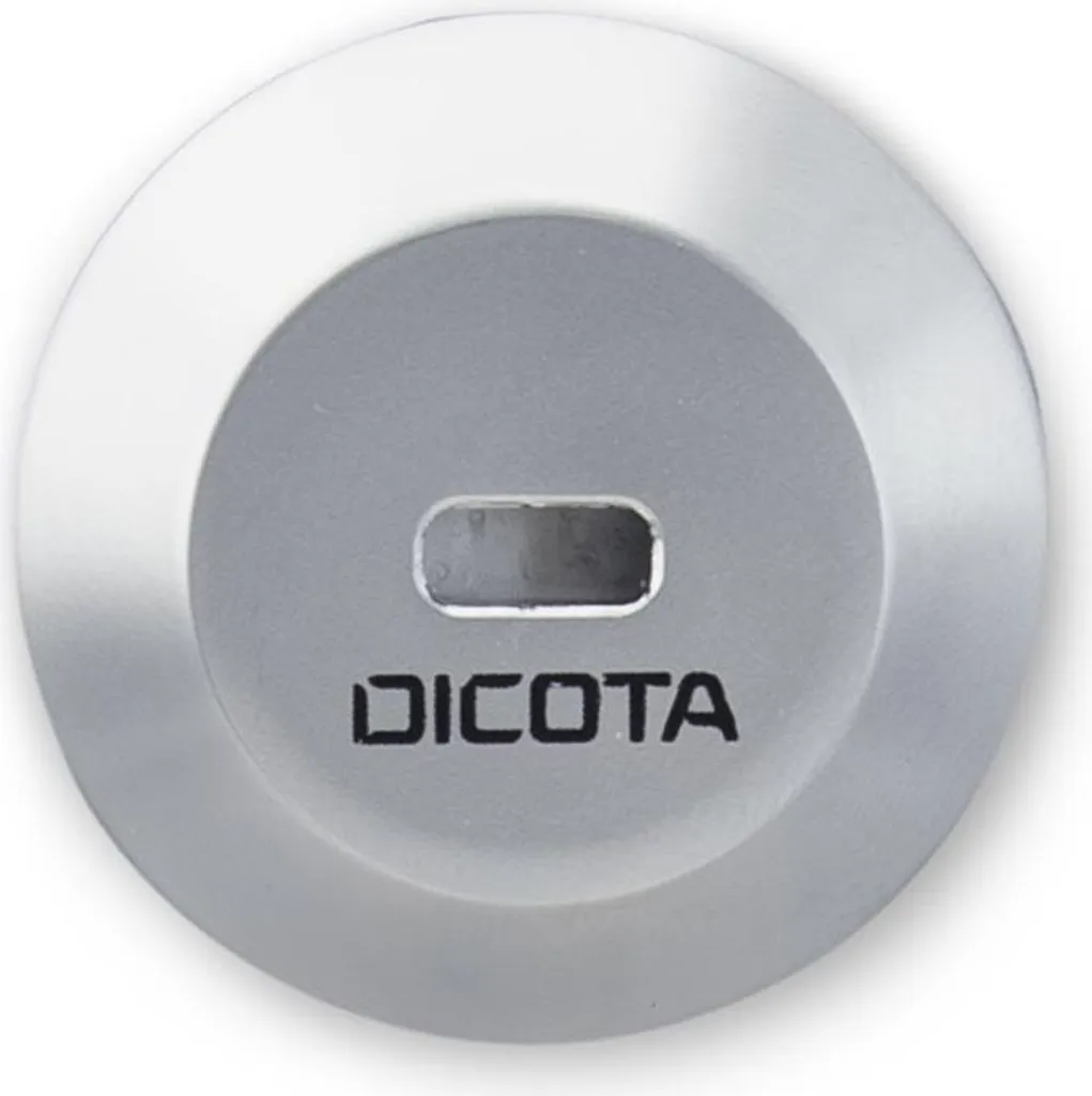 Piastra Slot Esterna Dicota D32052 per Lucchetti Notebook T-Lock Silver