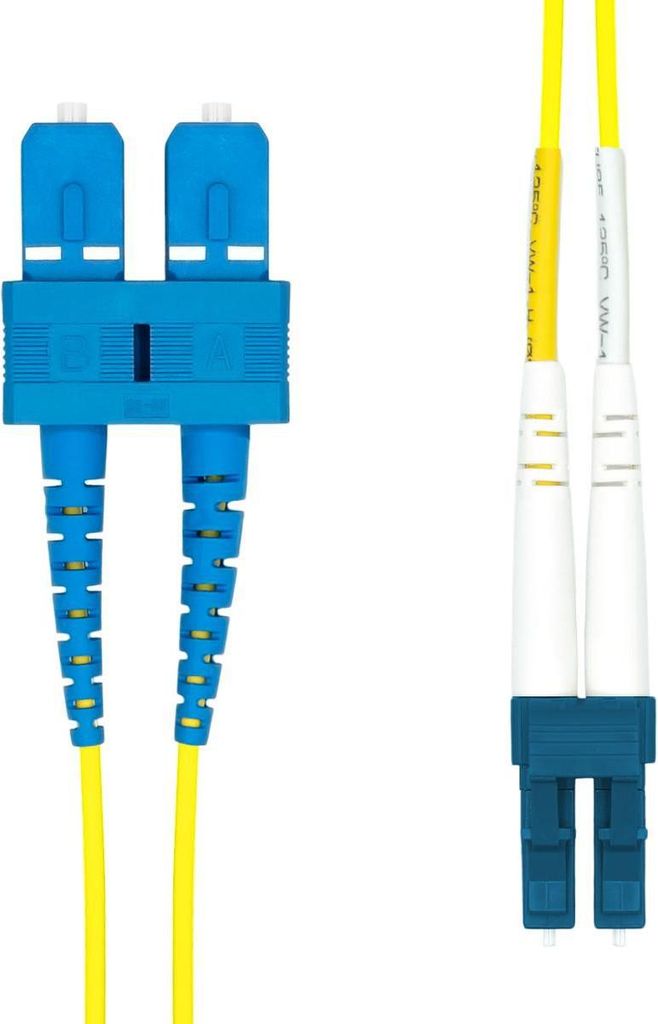 Kabel światłowodowy SM Duplex LC-SC OS2 12M ProXtend ADLX65YLC3D, FO-LCSCOS2D-012