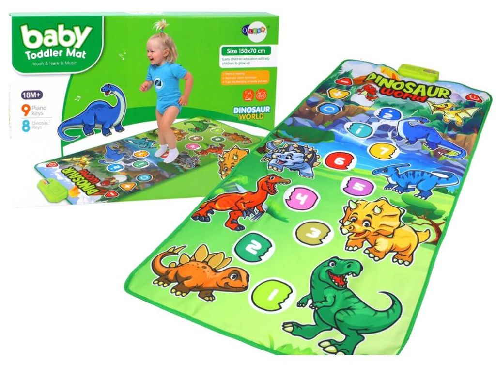 Tanečná podložka dinosaury zvuky Obrázok produktu 