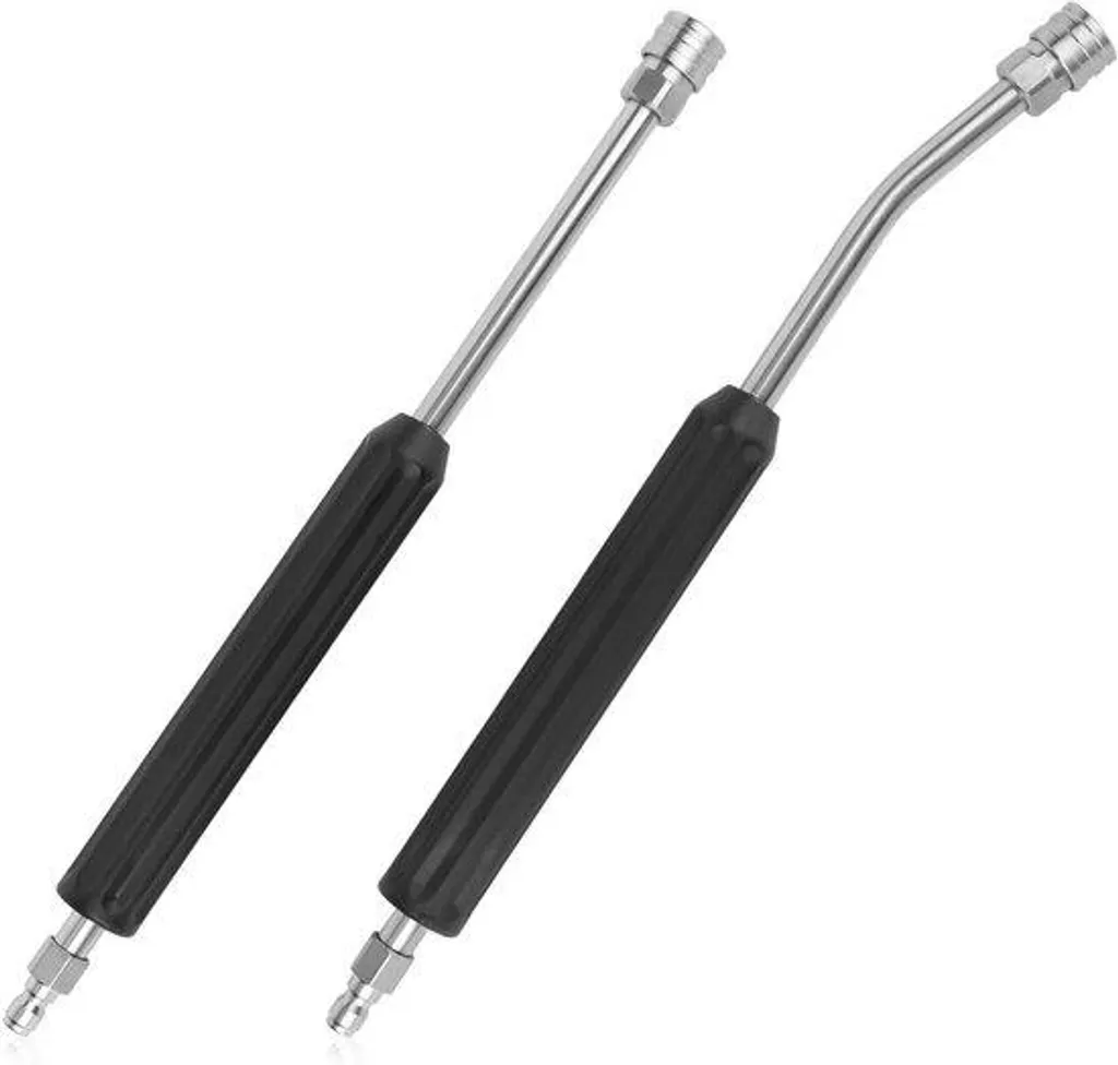 Kit de lances nettoyeur haute pression droites et courbées pour voiture