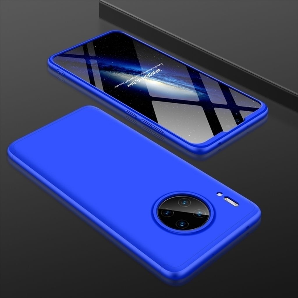 Mobigear TriGuard Huawei Mate 30 Hülle Hardcase Backcover - Blau