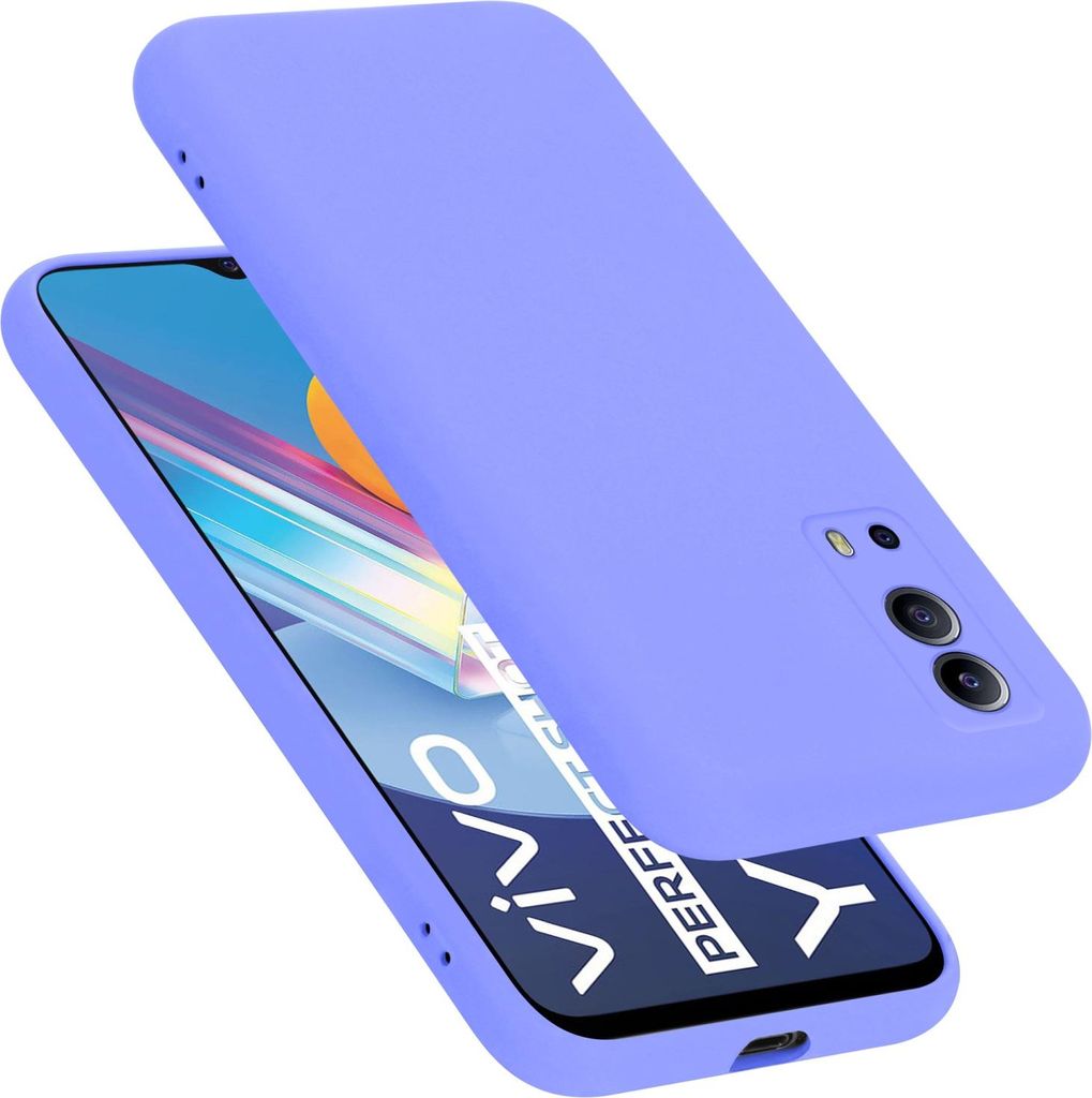 Cadorabo Schutzhülle für Vivo Y52 5G / Y72 5G Hülle in Lila Handyhülle Case Cover TPU Etui