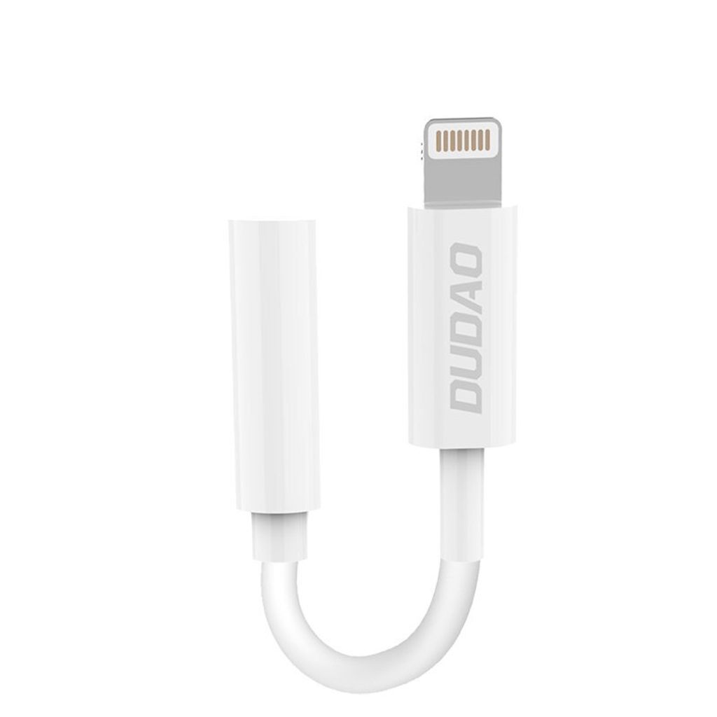 DUDAO Adapter USB Lightning - Klinke 3.5mm Bialy _20200226113316 0.1 m Wei